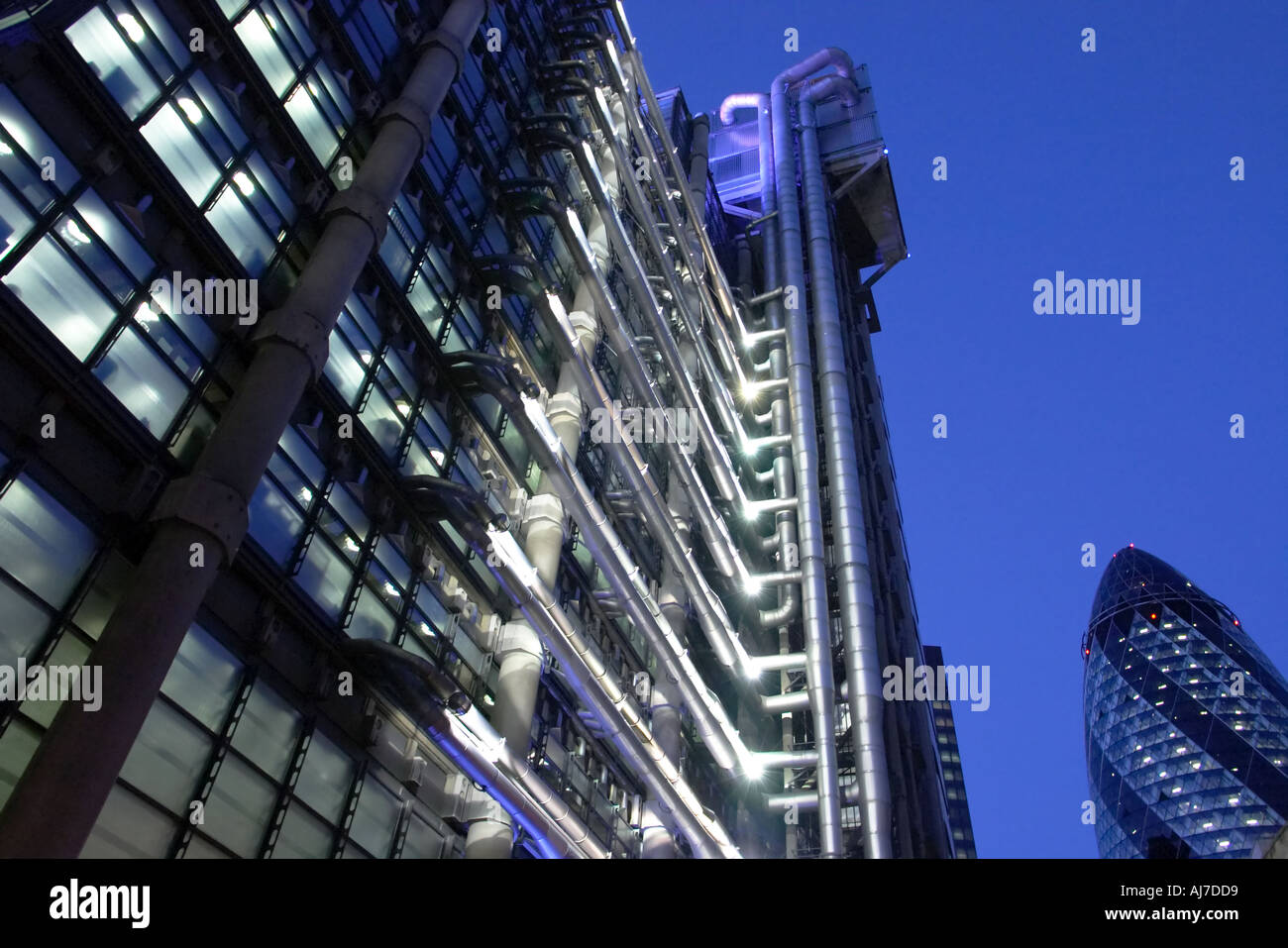 Assurance Lloyds building dans City of London England UK financial district Banque D'Images