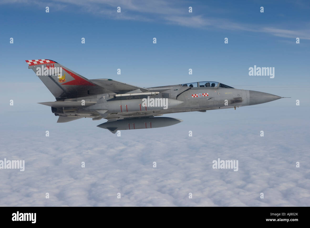 La tornade F3, comme celui de 56(R) des bases à l'Escadron RAF Leuchars, est responsable de la protection de l'espace aérien au-dessus de l'UK Banque D'Images