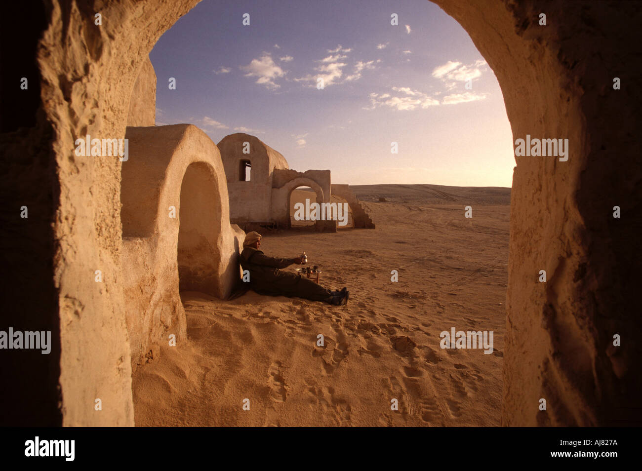 La Tunisie du Sud l'Afrique du Nord Banque D'Images