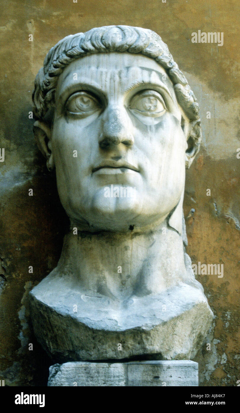 Constantin le Grand, empereur romain. Artiste : Inconnu Banque D'Images
