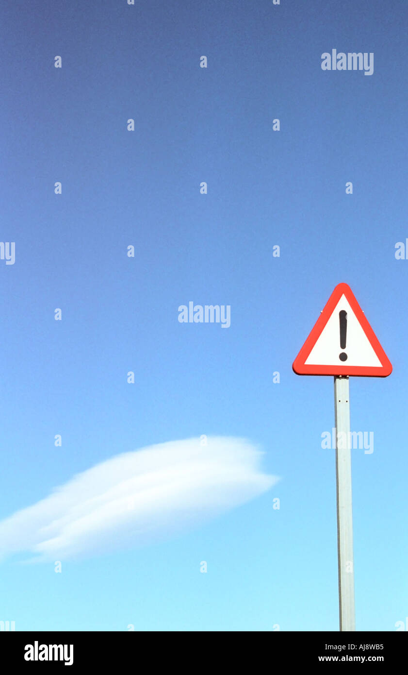 Autres dangers road sign Banque D'Images