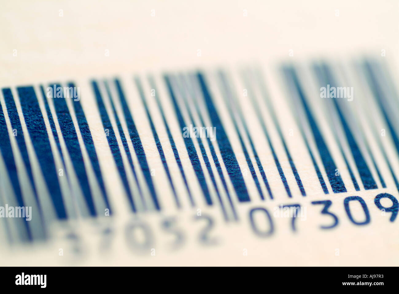 Close up d'un code-barre Banque D'Images