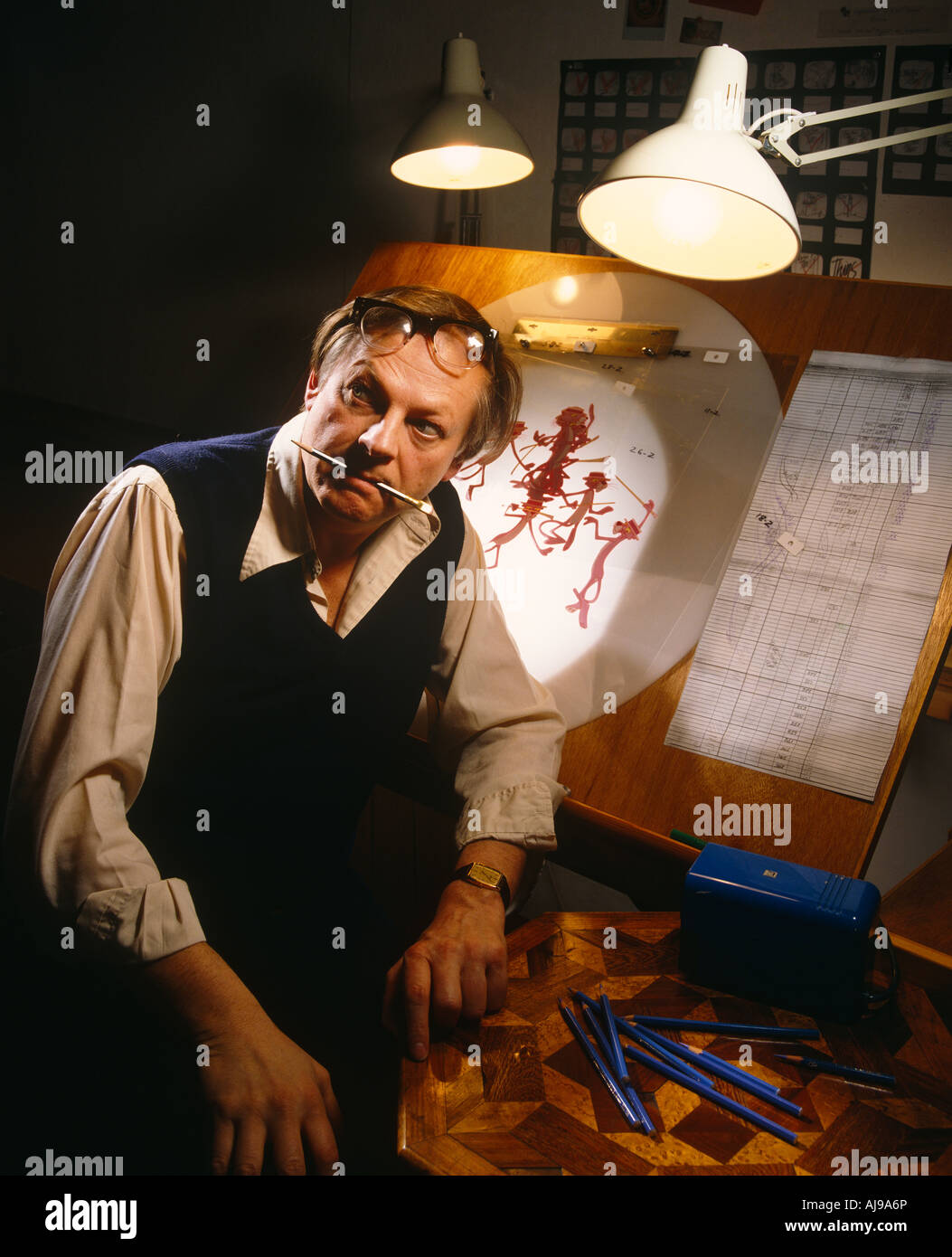 Richard Williams, illustrateur Banque D'Images