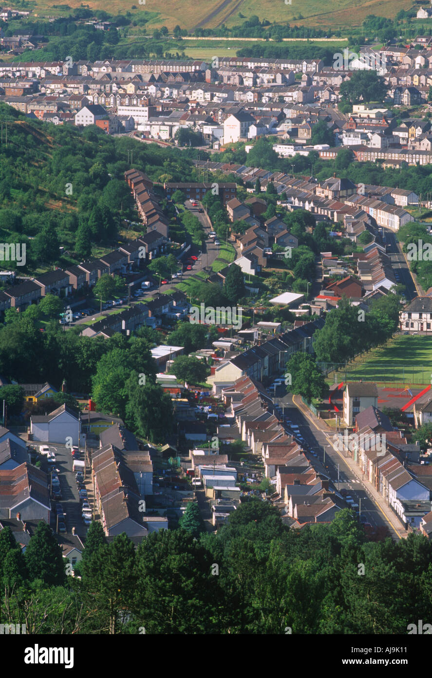 Llynypia Penygraig Tonypandy Rhondda Fawr Galles du Sud Banque D'Images