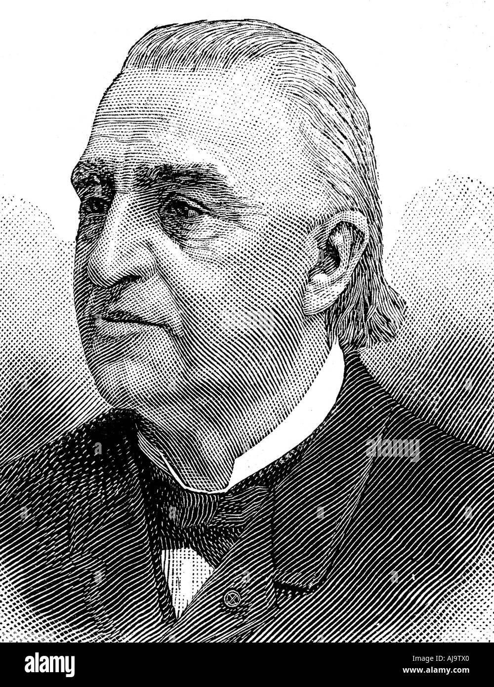 Jean Martin Charcot, neurologue français et le pathologiste, 1893. Artiste  : Anon Photo Stock - Alamy