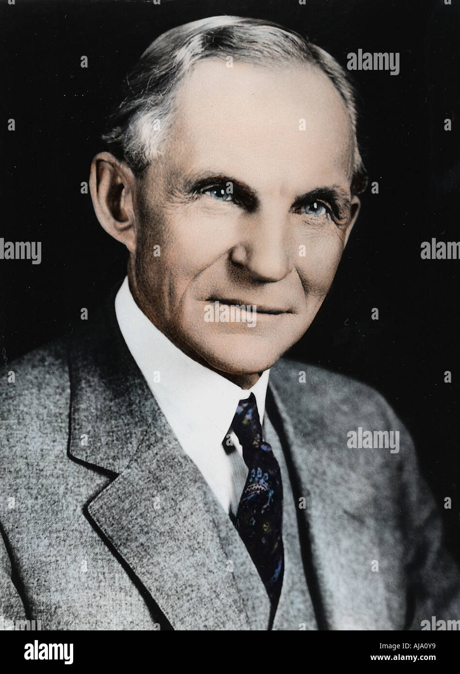 Henry Ford, constructeur automobile et ingénieur américain, c1910-c1930. Artiste : Inconnu Banque D'Images