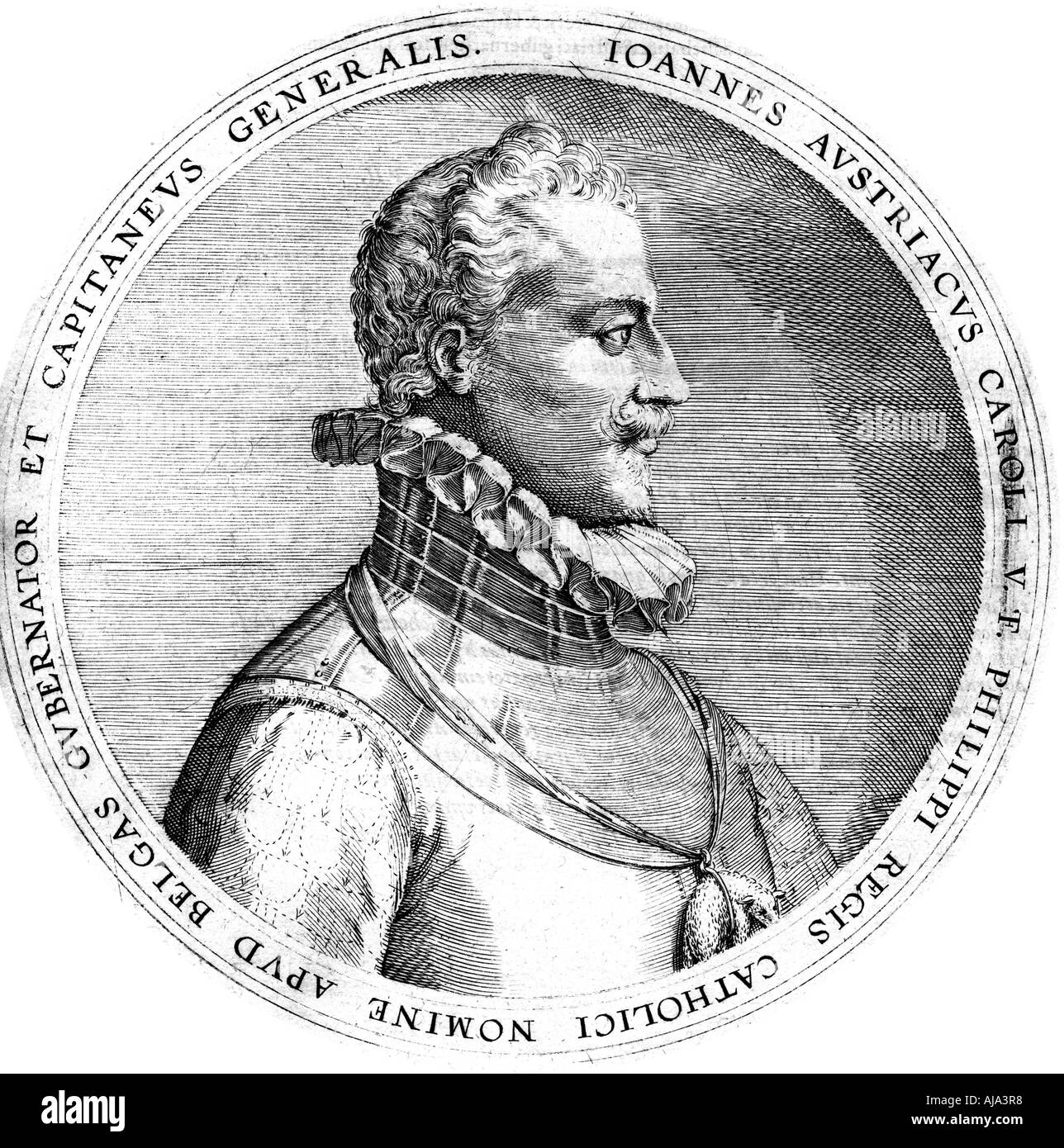 Don Juan d'Autriche, 16e siècle espagnol, soldat du 17e siècle. Artiste : Inconnu Banque D'Images