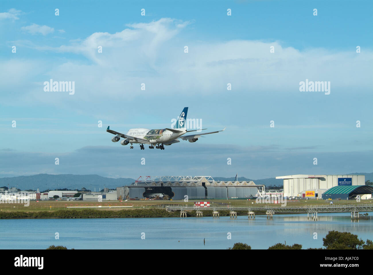 Air New Zealand Ingénierie Mangere Auckland Nouvelle Zelande Jean Batten International airport Banque D'Images