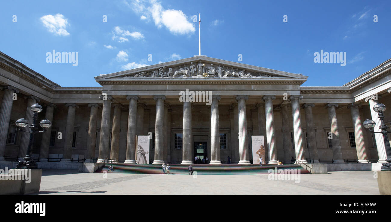 Le British Museum, Londres, Angleterre Banque D'Images