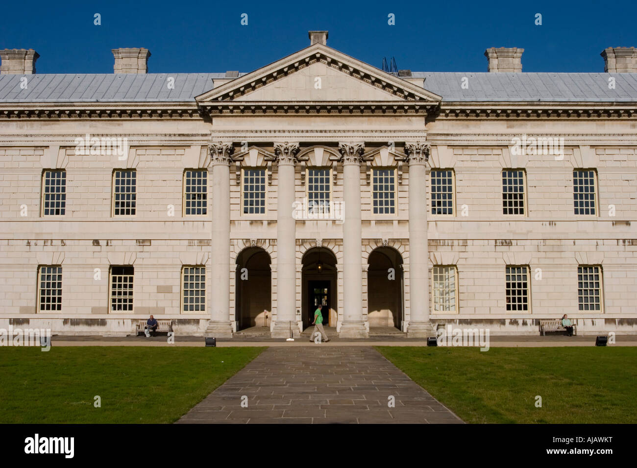 Royal Naval College Greenwich London Banque D'Images