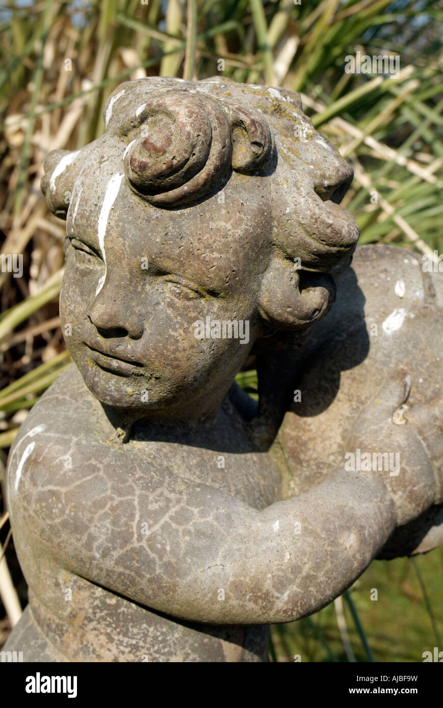 Statue de jardin anglais Banque D'Images