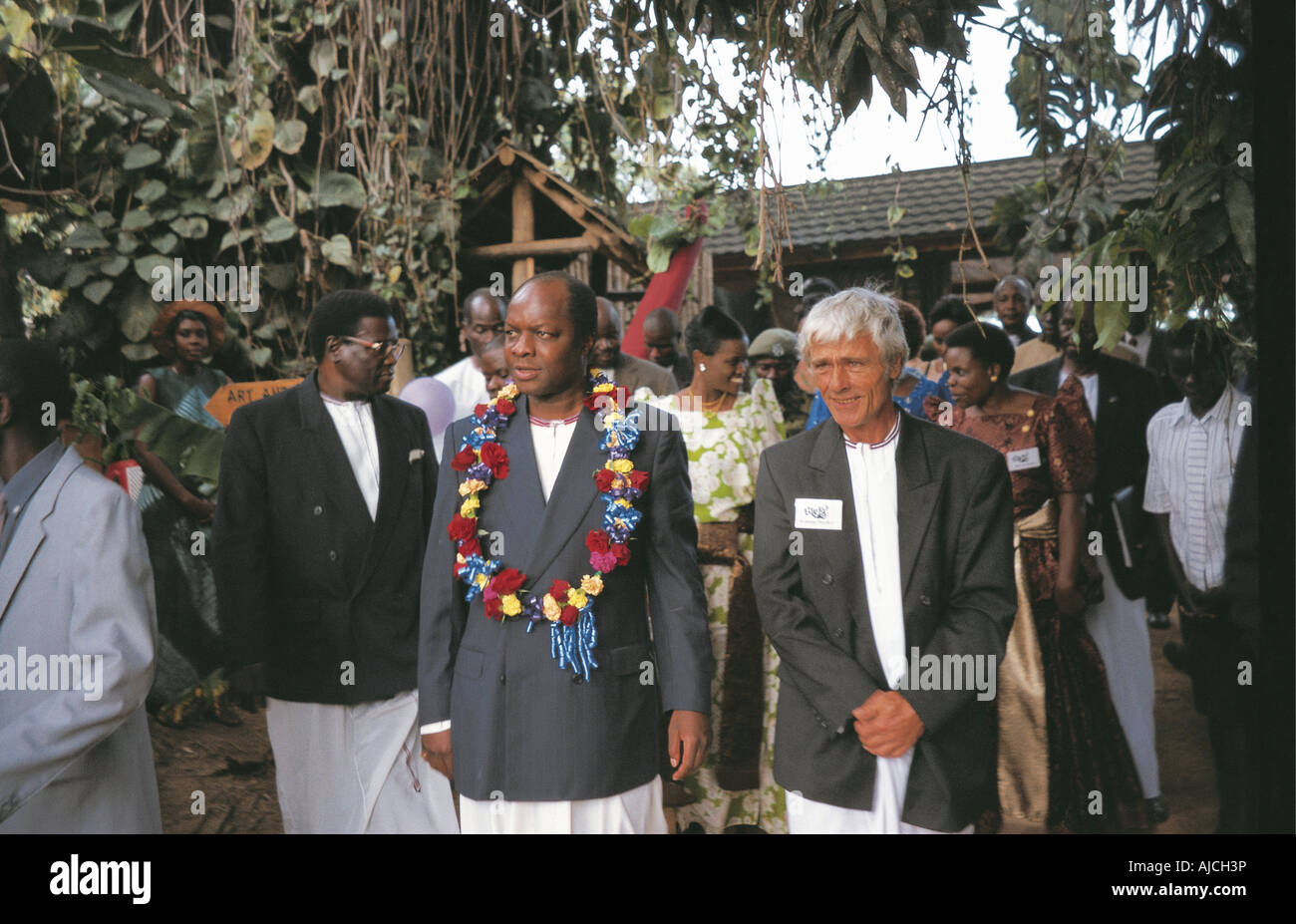 Kabaka Ronald Mutebi II La deuxième à une fonction à Entebbe Ouganda Afrique de l'Est Banque D'Images