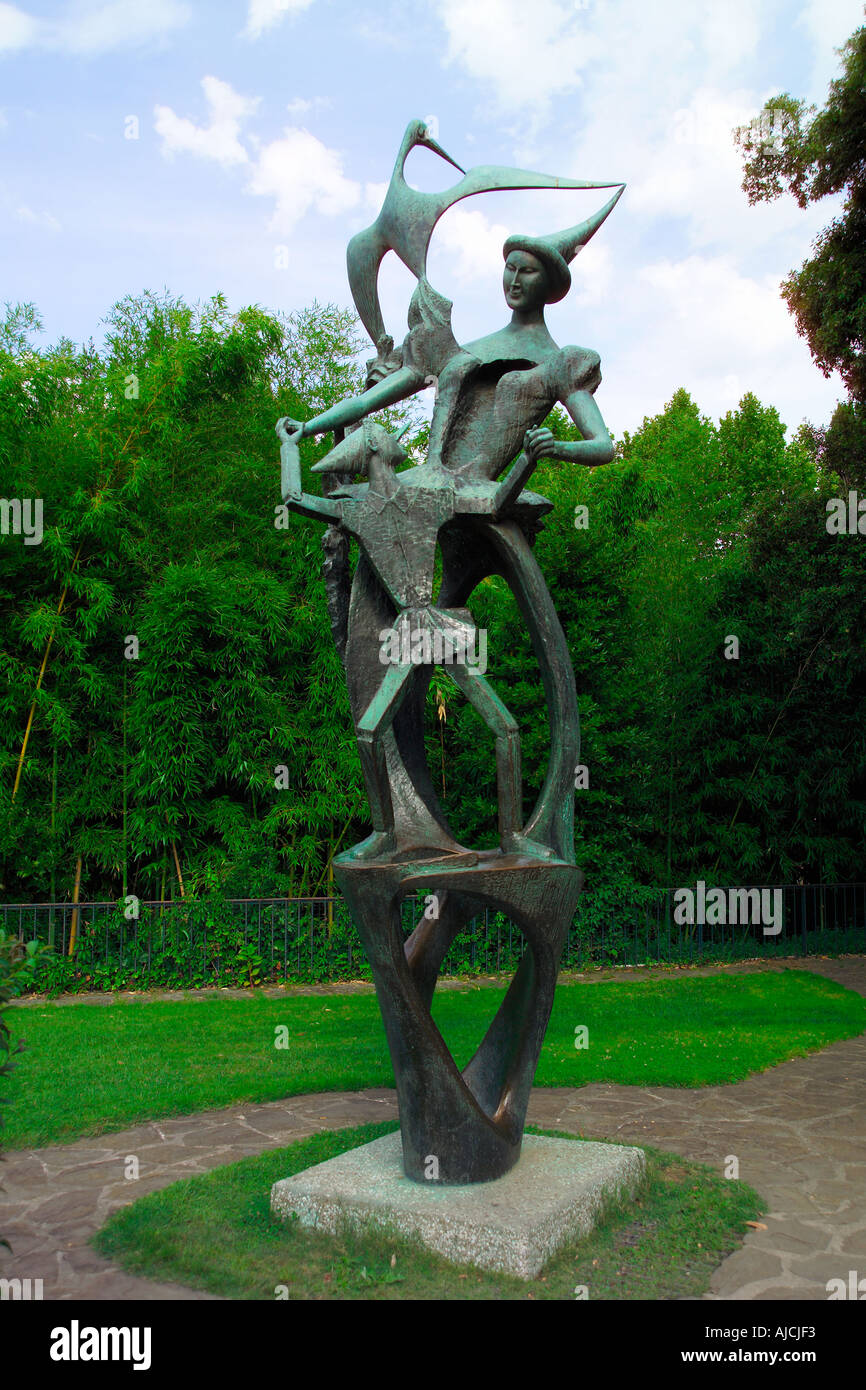 Statue en parc de Pinocchio Collodi Toscane Italie Italie Banque D'Images