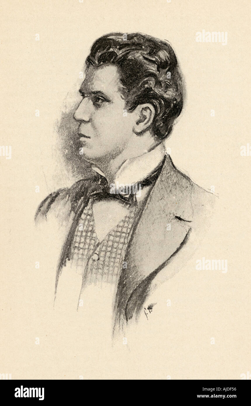 Pietro Antonio Stefano Mascagni, 1863 - 1945. Compositeur italien. Banque D'Images