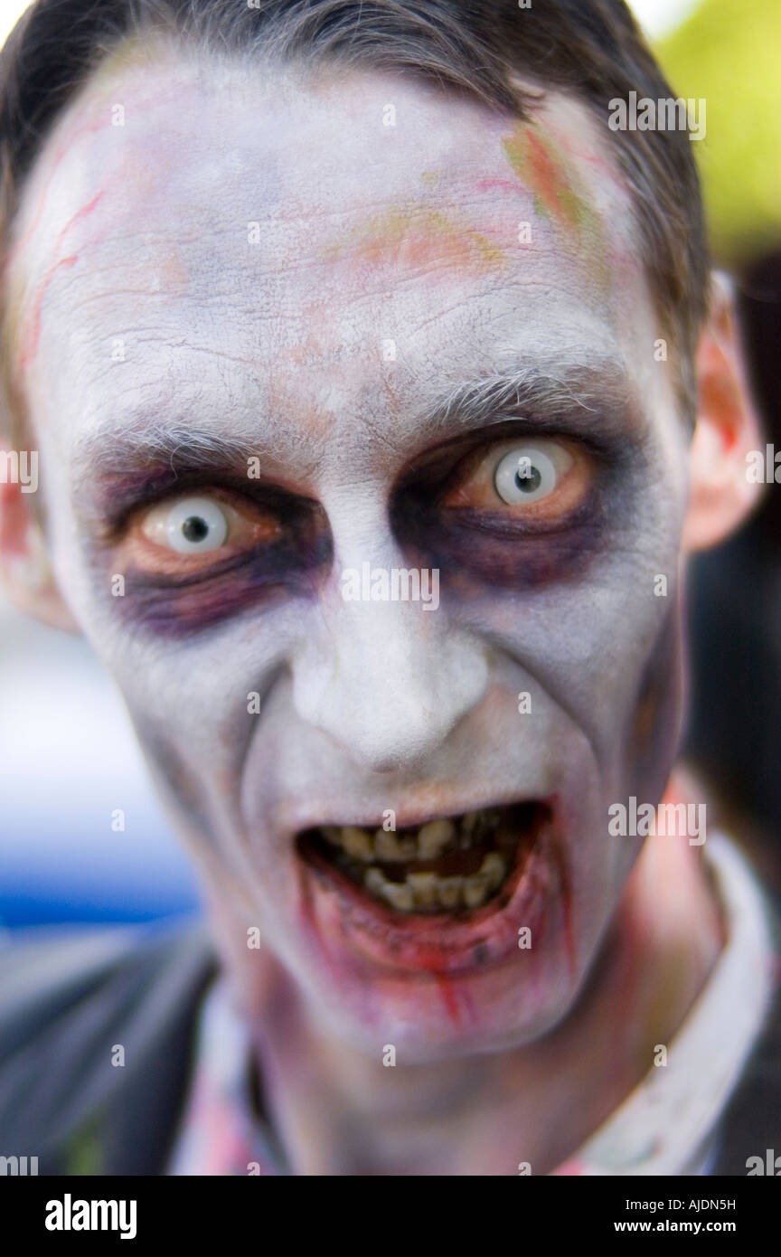 Au zombie Zombie Walk Brisbane Banque D'Images