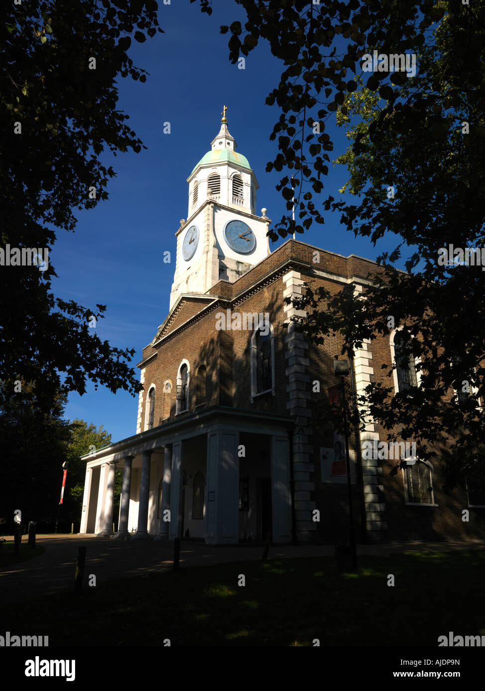 L'église Holy Trinity Clapham Common Londres Angleterre Centre du mouvement abolitionniste 1807 Banque D'Images
