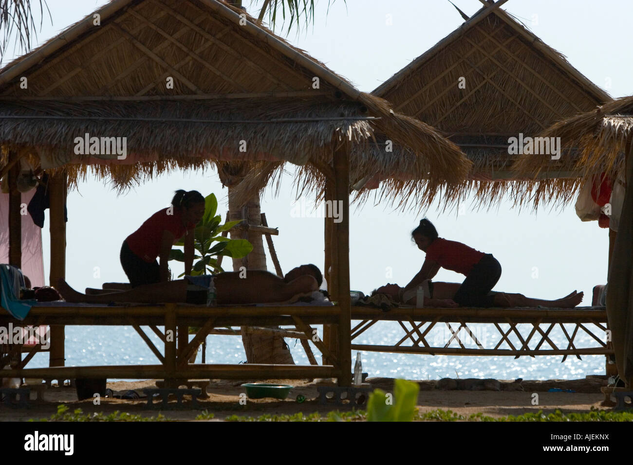 Cabane Ouverte Massage Plage Plage De Bang Niang Près De