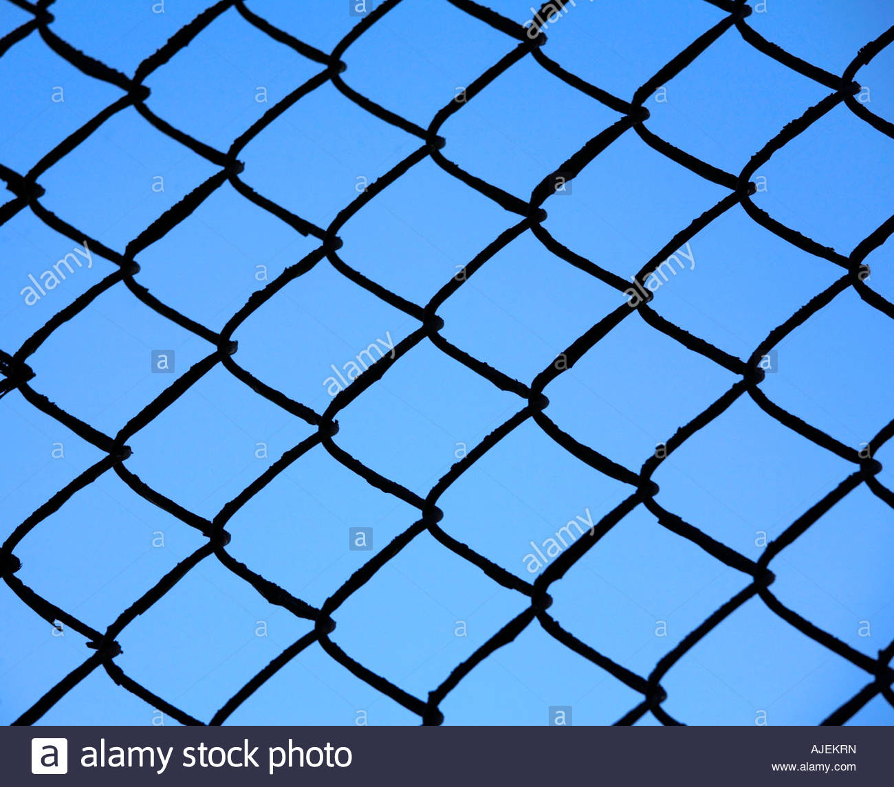 Clôture en fil Banque D'Images