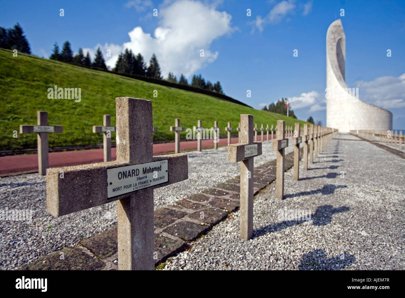 Struthof le seul camp de concentration Nazi situé en France Banque D'Images