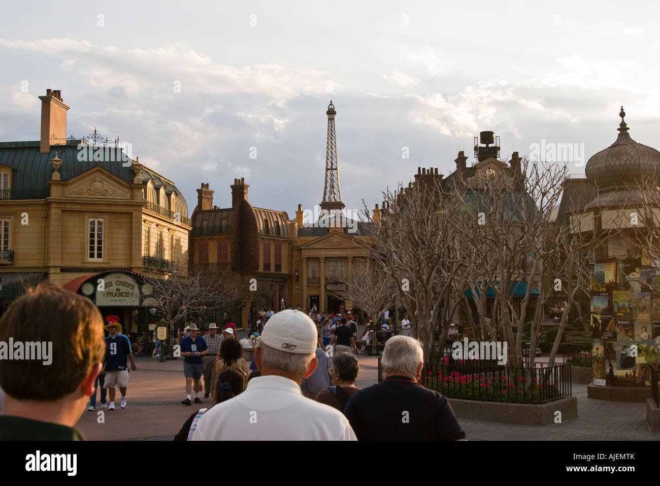 Pavillon de la France, vitrine mondiale, le parc à thème Epcot Center, Walt Disney World, Lake Buena Vista, Florida, United States Banque D'Images