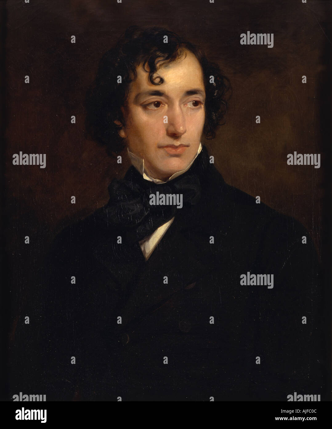 Portrait de Benjamin Disraeli Rt Hon MP par Sir Francis Grant Banque D'Images