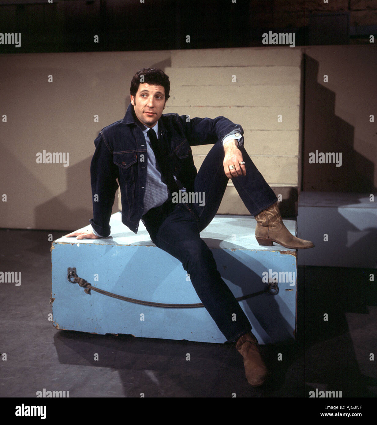 TOM JONES, chanteur gallois en 1967 Banque D'Images