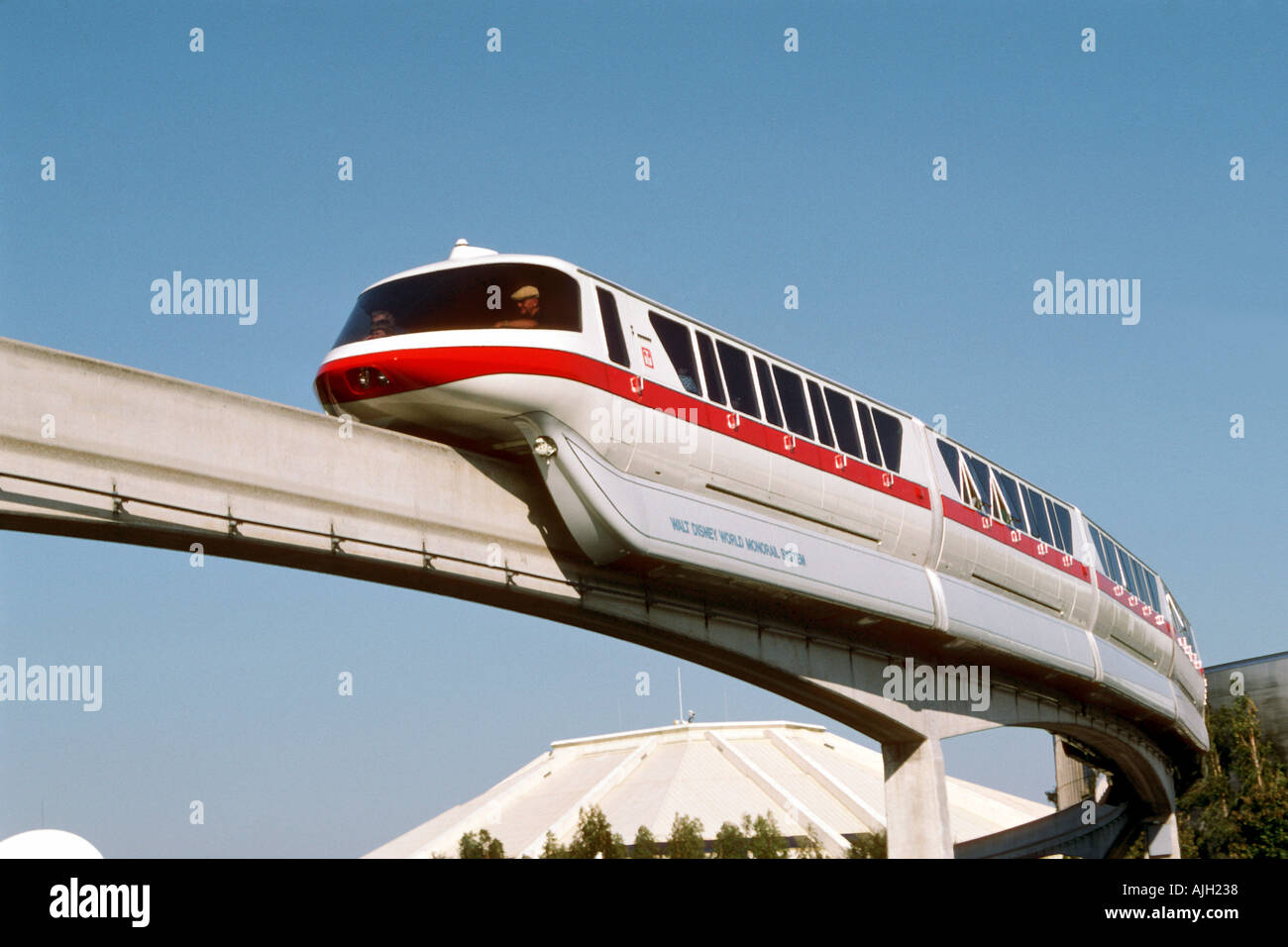 Au Monorail Epcot Center Orlando Floride Banque D'Images