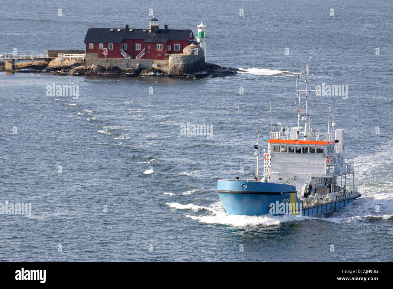 Le navire de contrôle de la pollution suédois KBV 051 Banque D'Images