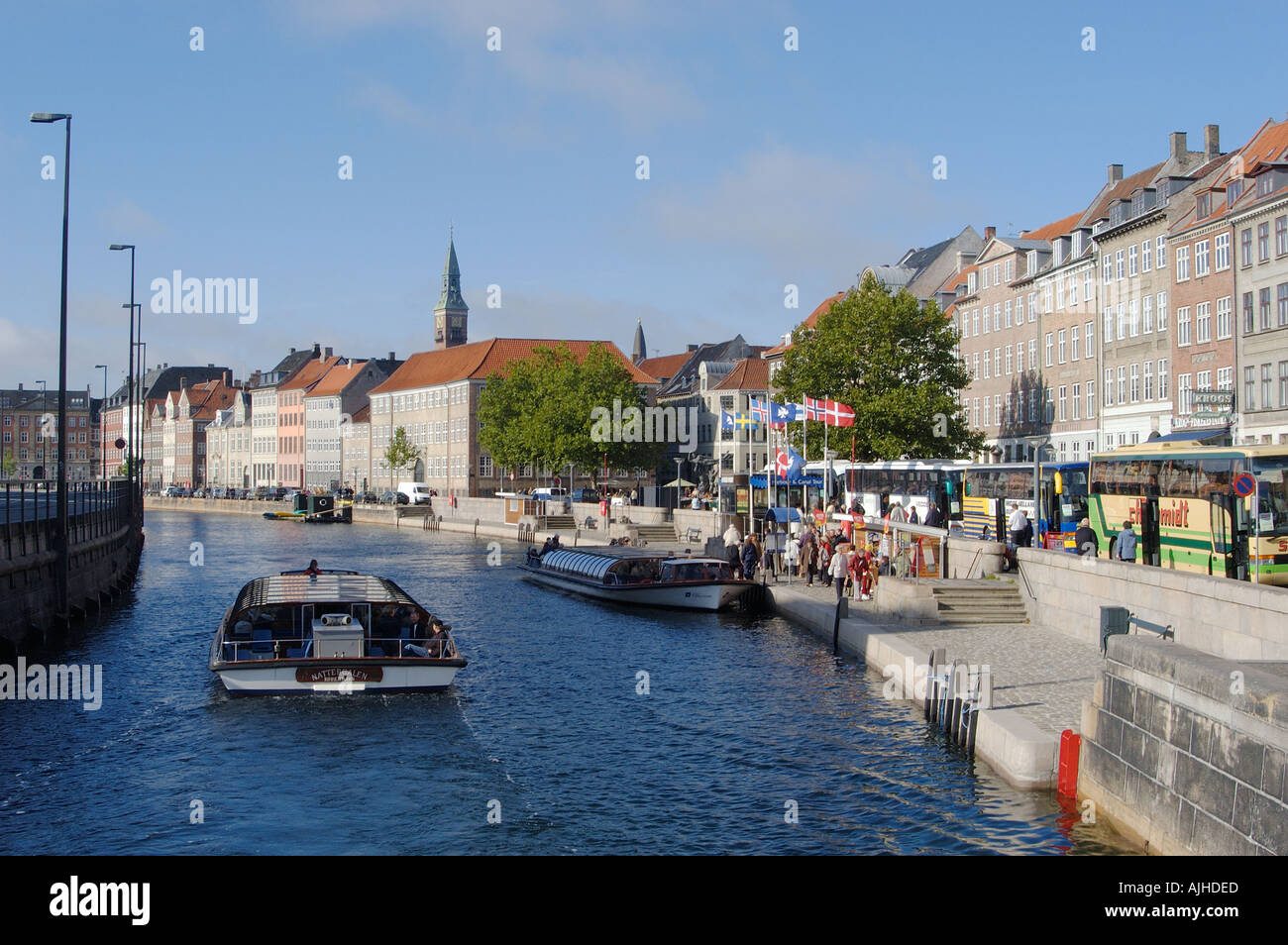 Gammel Strand Danemark Copenhague Banque D'Images