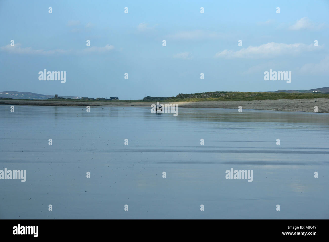 4x4 tout-terrain, Pollan beach, île de doagh, Donegal, Irlande Banque D'Images