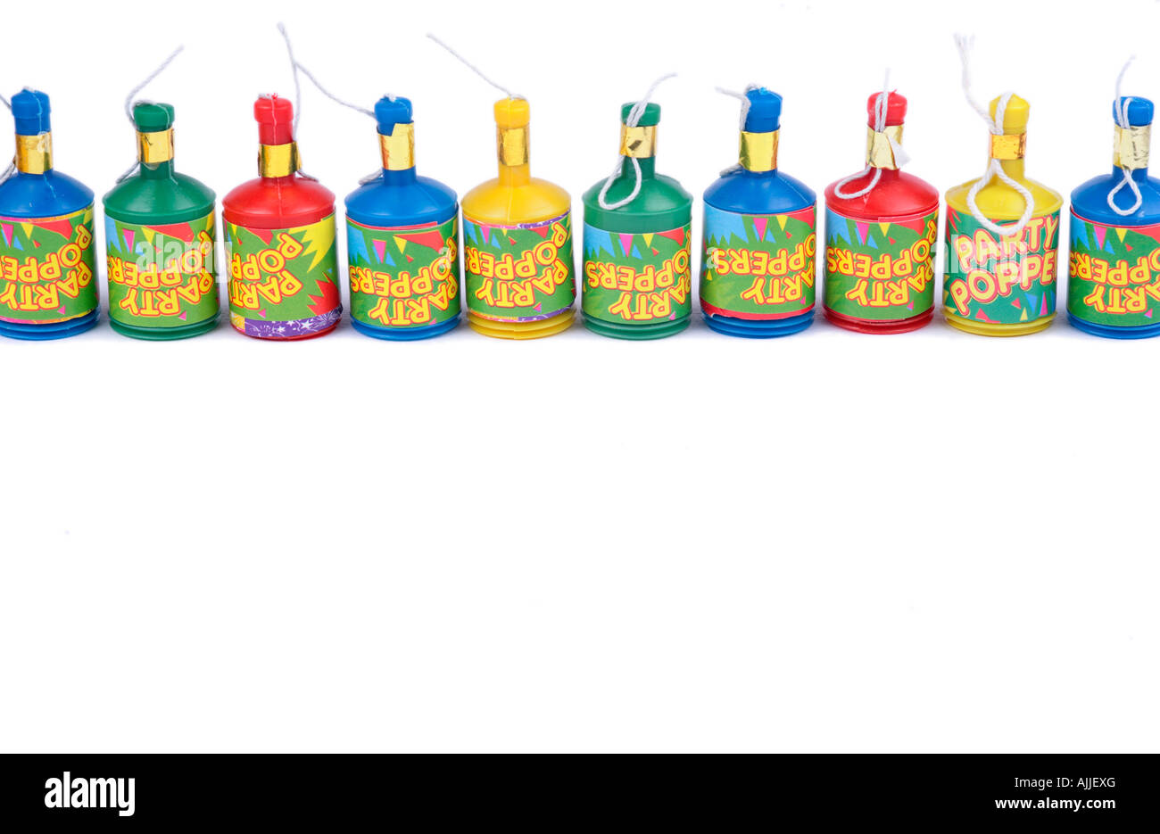 Parti de découpe poppers Banque D'Images