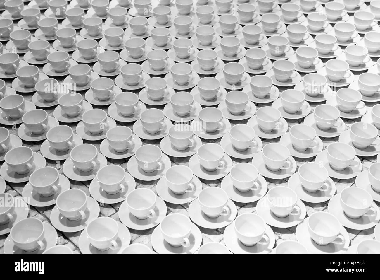 Un grand nombre de tasses à café Banque D'Images Un grand nombre de tasses à café Banque D'Images