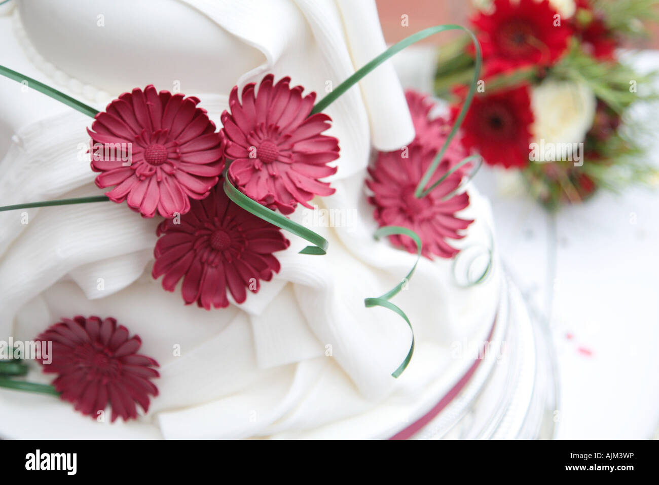 gâteau de mariage Banque D'Images