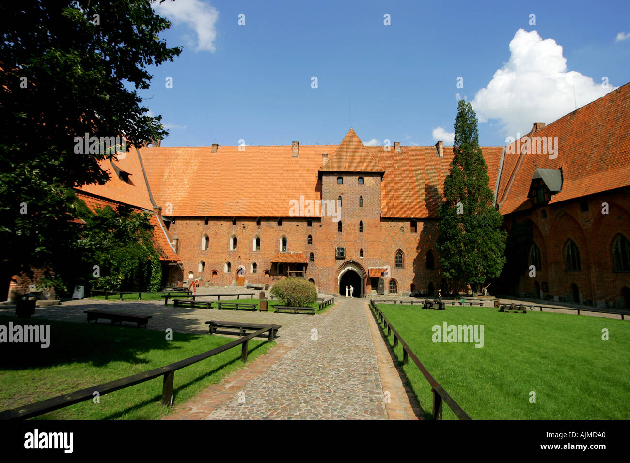 Marienburg château de Malbork Pologne Banque D'Images