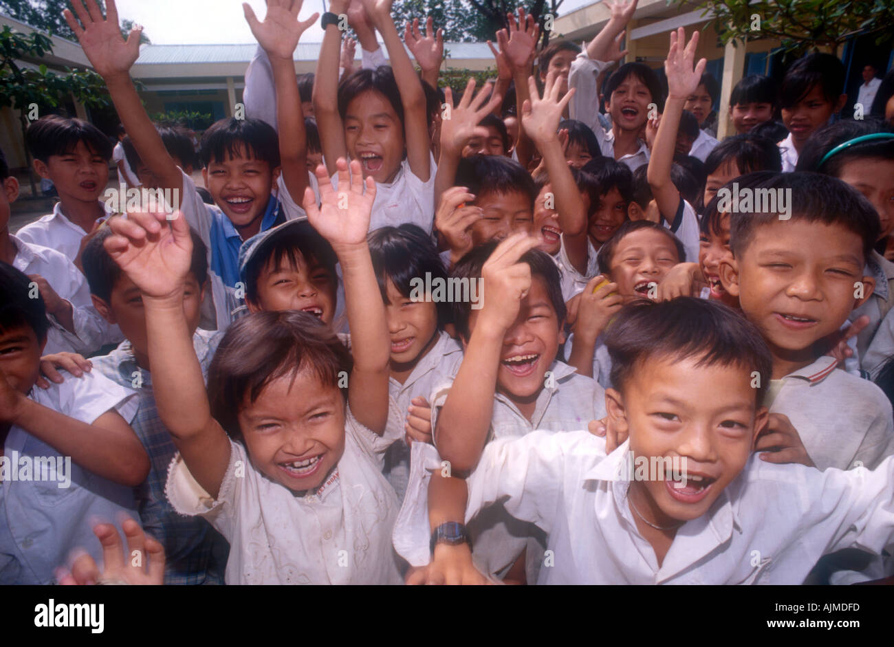 L'éducation dans les communautés ethniques du nord du Vietnam Banque D'Images