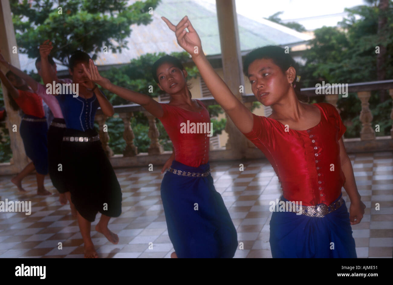 Royal Ballet cambodgien. Phnom Penh Cambodge. Banque D'Images