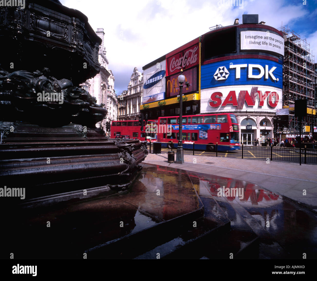 Piccadilly Circus Londres Angleterre Banque D'Images