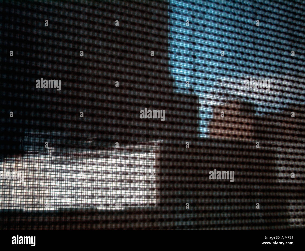 Bâtiment et de l'obturateur fermé Banque D'Images