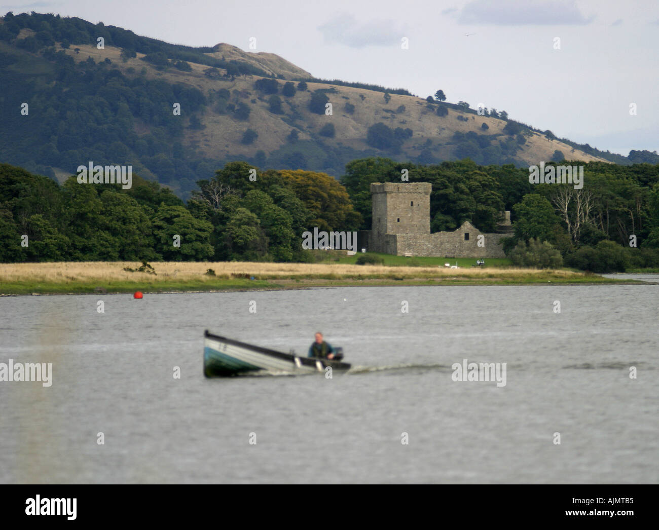 Le château de Loch Leven Ecosse Banque D'Images