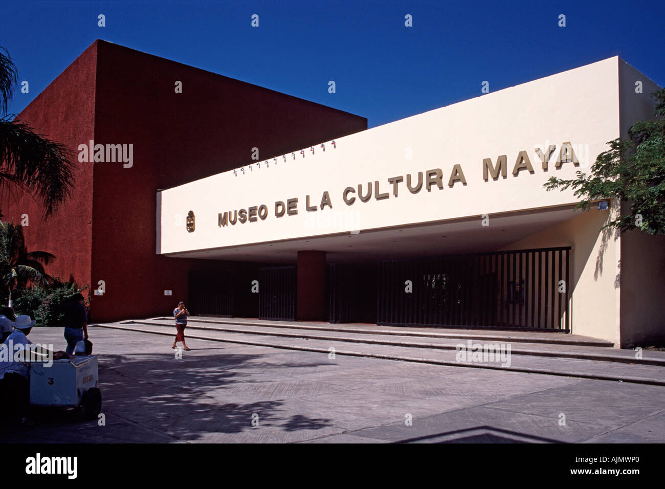 Museo de la cultura Maya (musée de la culture maya) dans Chetumal au Mexique, l'état de Quintana Roo. Banque D'Images