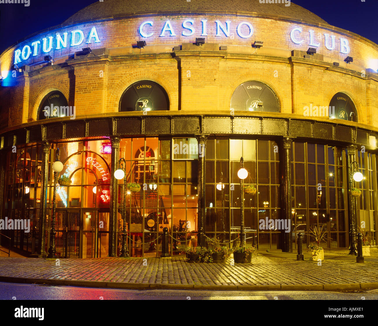 La rotonde de Gala Casino Club, Finnieston, Glasgow, Ecosse, Royaume-Uni. Entrée de l'ancienne Glasgow Harbour Tunnel Banque D'Images