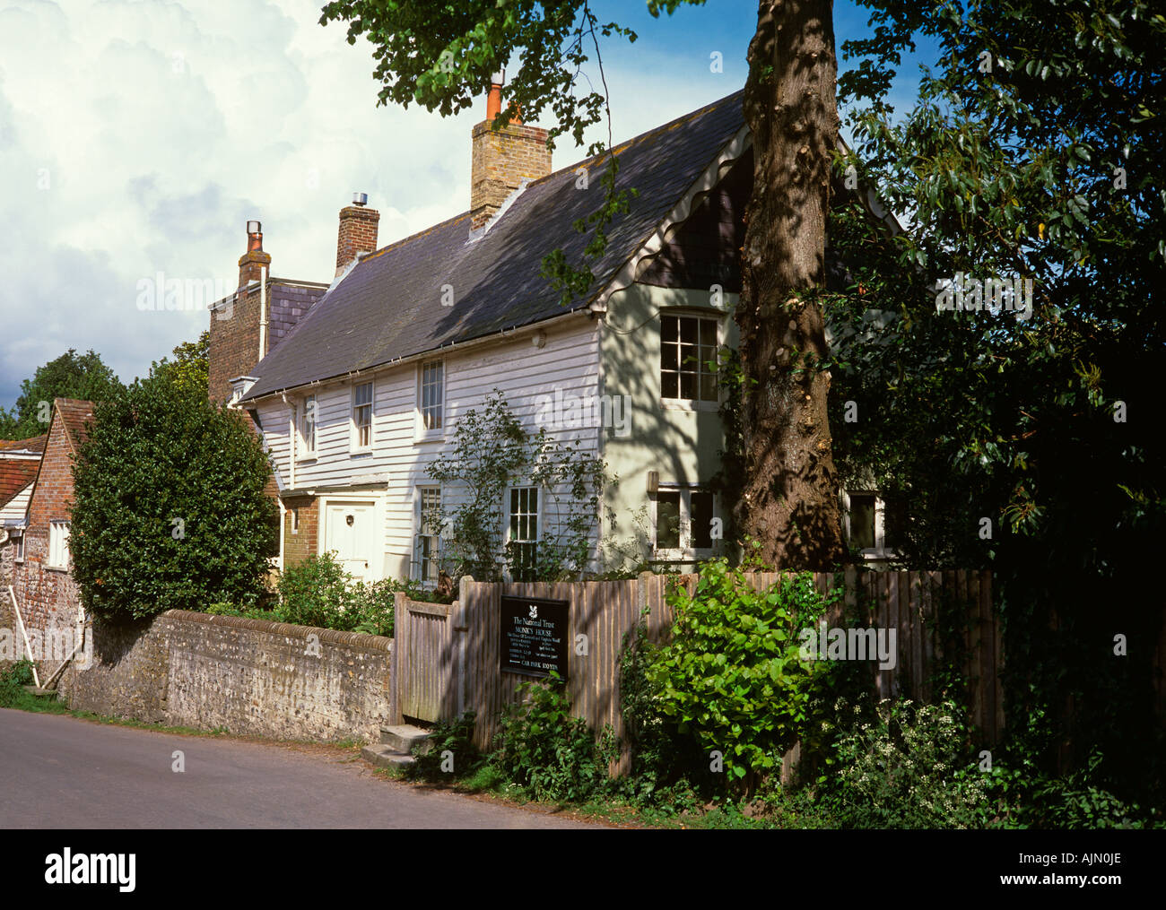 East Sussex Rodmell Monks House ancienne maison de l'écrivain Virginia Woolf Banque D'Images