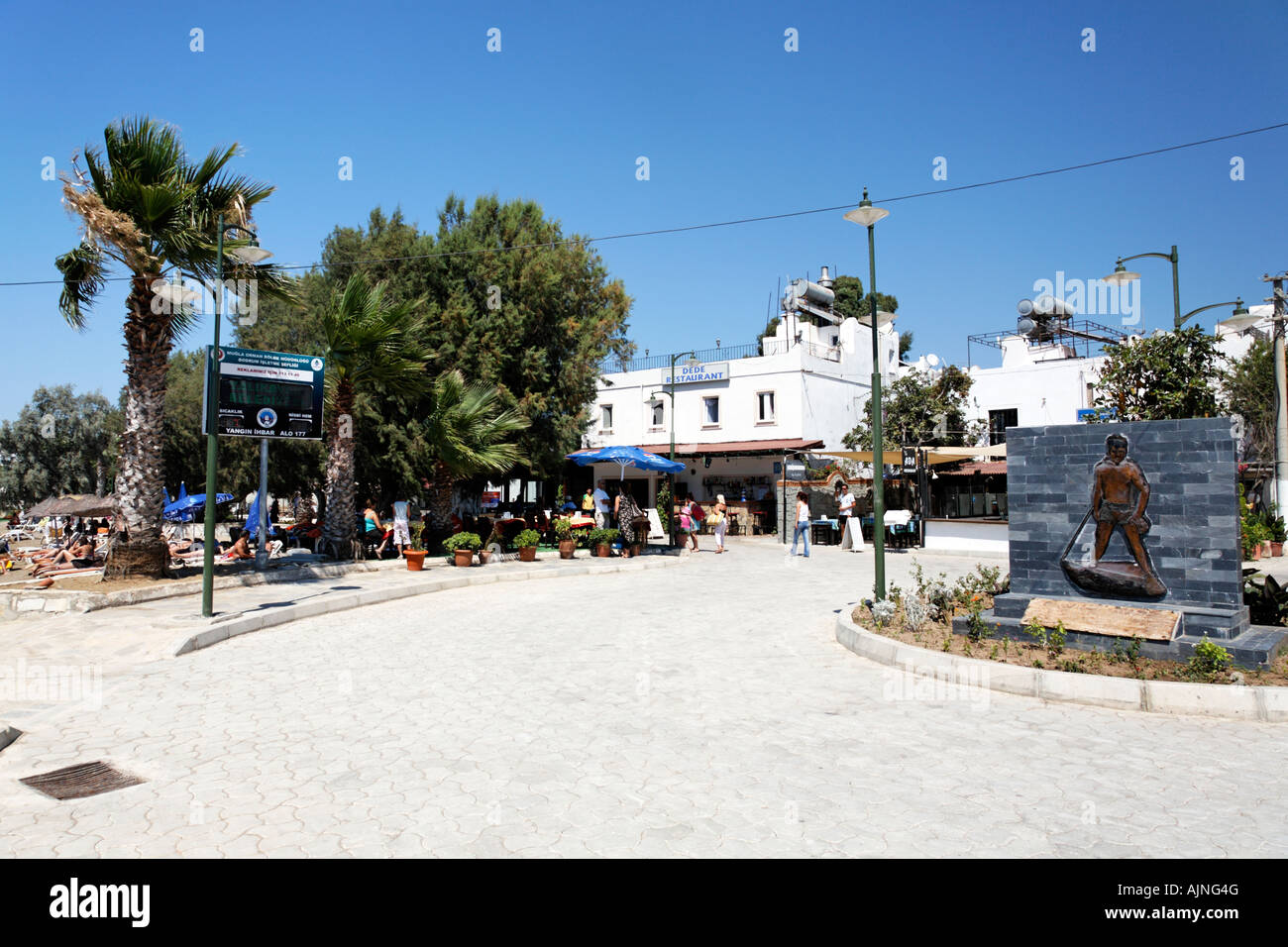 Port de Yalikavak, péninsule de Bodrum, Turquie Banque D'Images