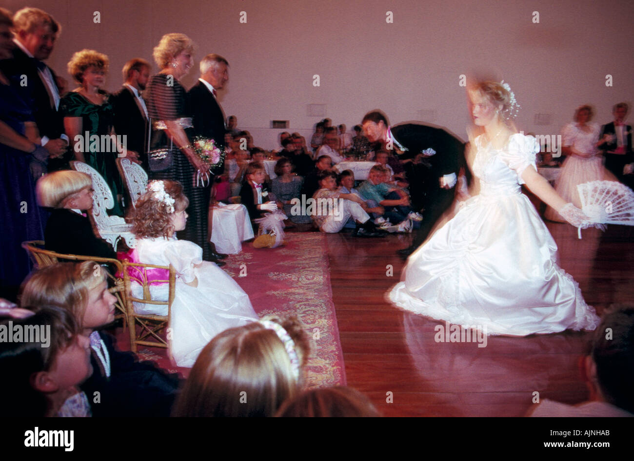 Debutante Ball, les régions rurales de l'Australie Banque D'Images