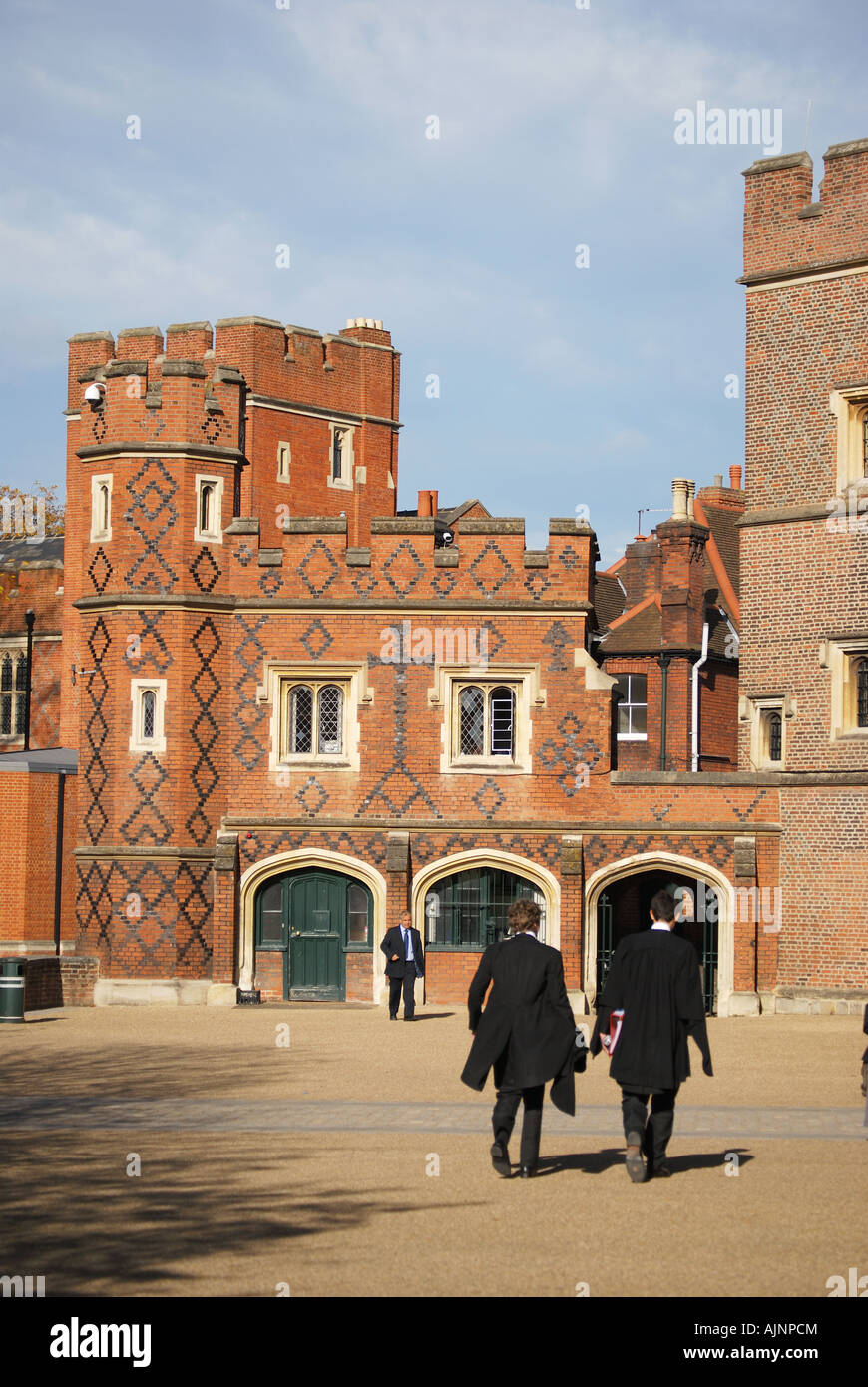 Les étudiants du Collège d'Eton, Eton College, Eton, Windsor, Berkshire, Angleterre, Royaume-Uni Banque D'Images