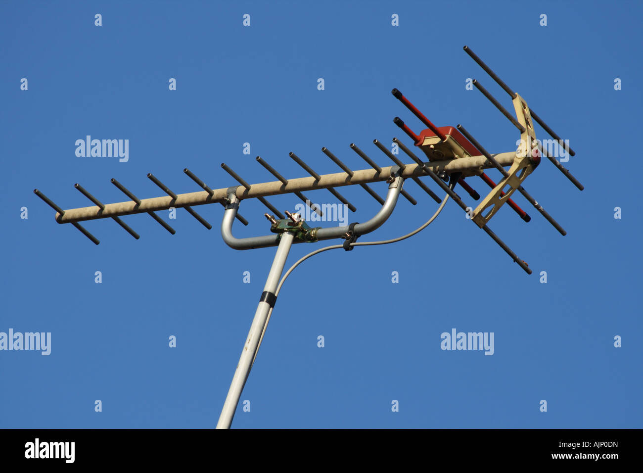Antenne de télévision UHF Banque D'Images