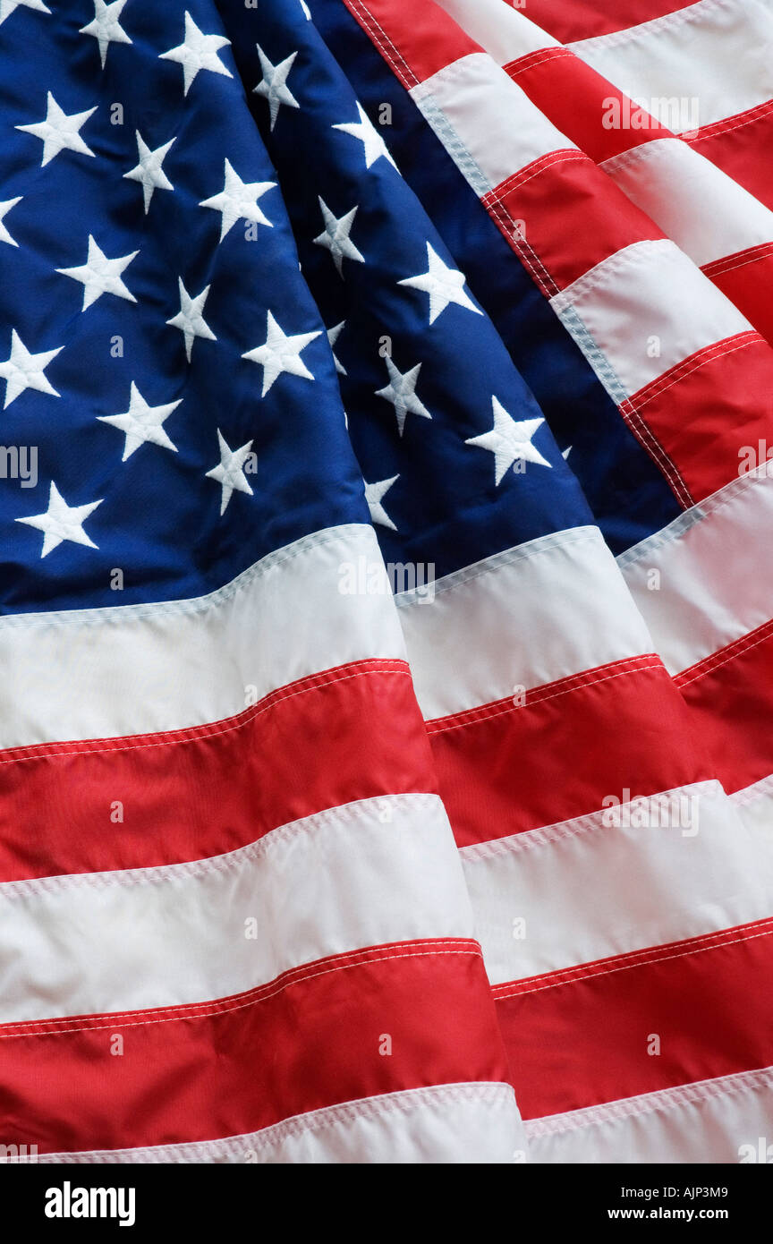 USA FLAG. UNITED STATES OF AMERICAN FLAG Banque D'Images
