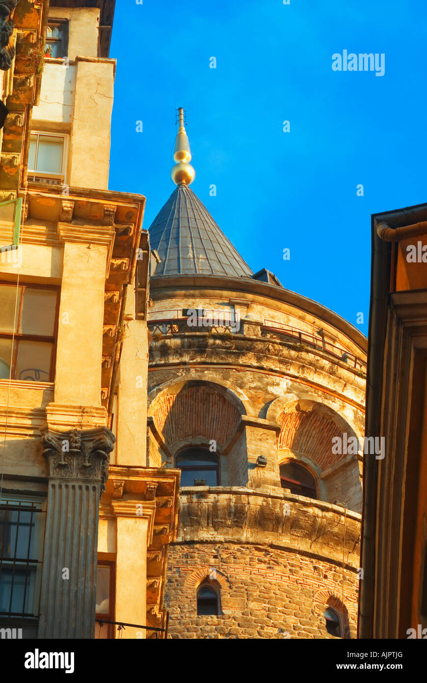 La tour de Galata, Istanbul, Turquie Banque D'Images