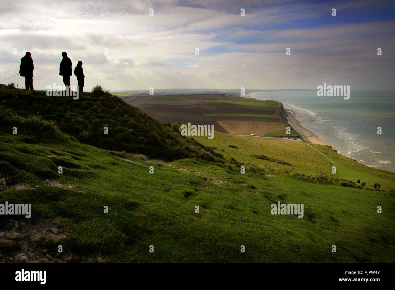 Ancien ALLEMAND DE DÉFENSE DE LA DEUXIÈME GUERRE MONDIALE dans le nord de la France. Banque D'Images