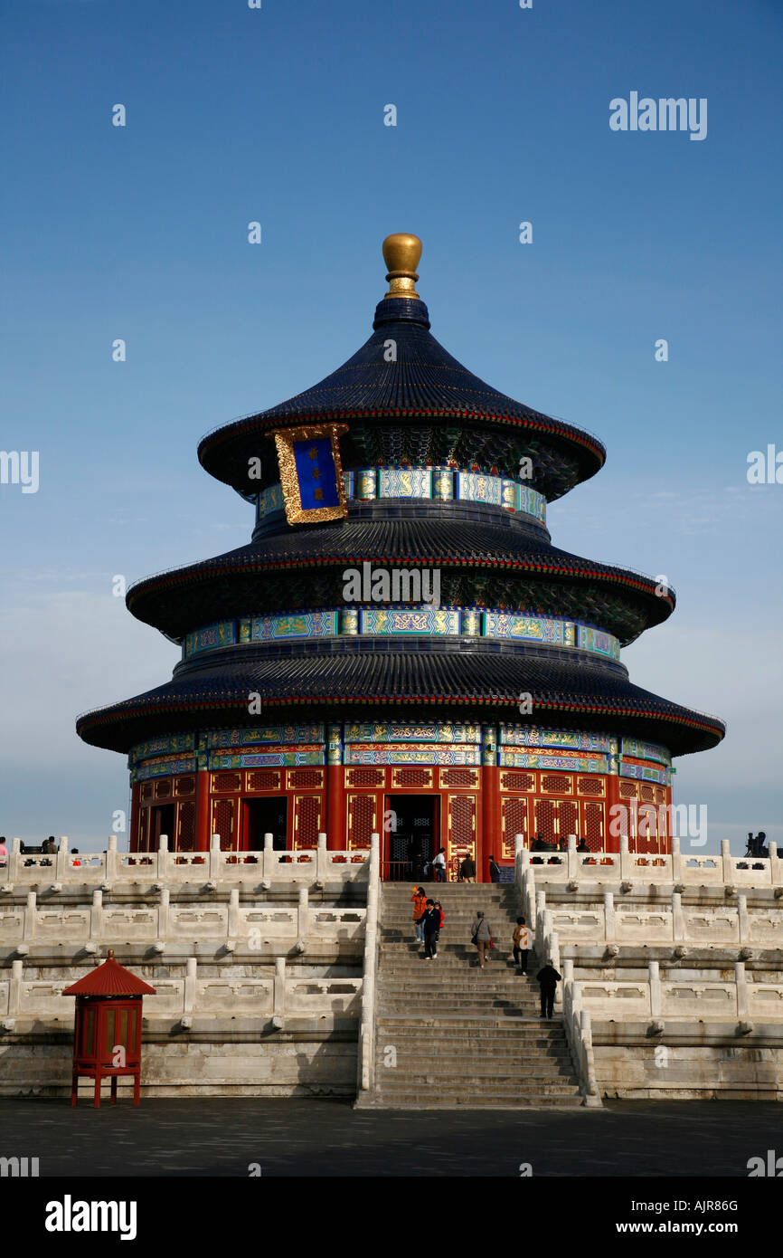 Bonne récolte salle de prière au Temple du Ciel Beijing Chine Banque D'Images